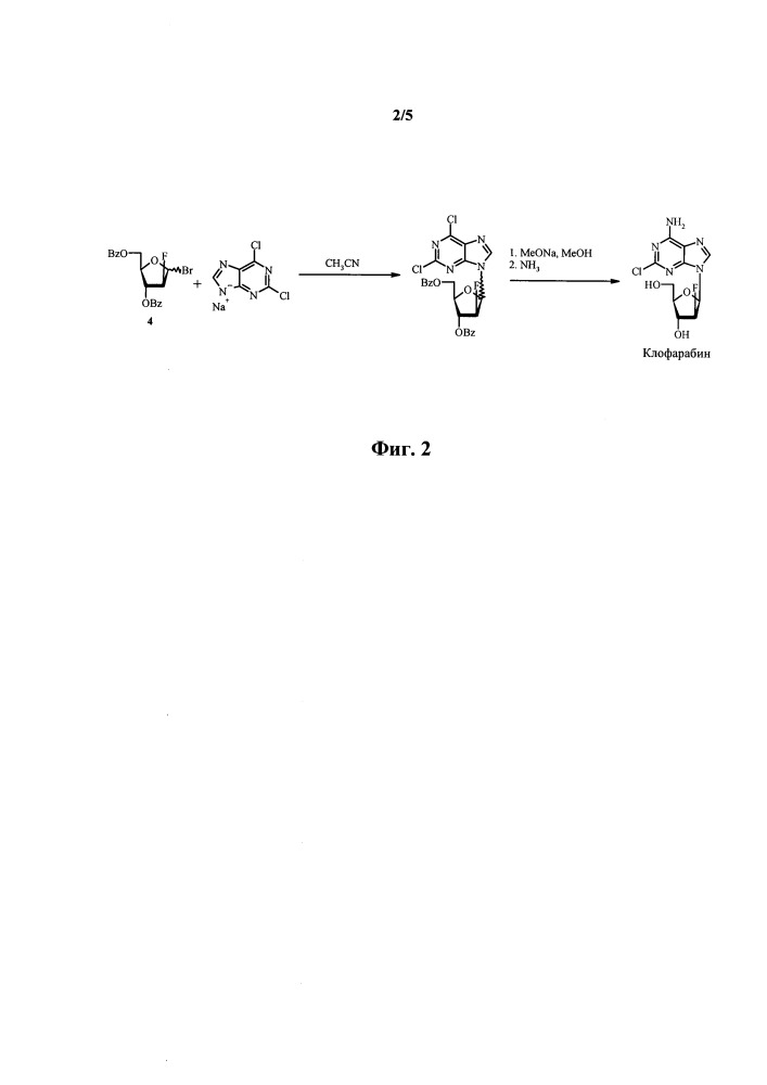 Способ синтеза клофарабина (патент 2663584)