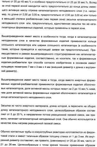 Способ проведения гетерогенного каталитического частичного окисления в газовой фазе акролеина в акриловую кислоту (патент 2365577)