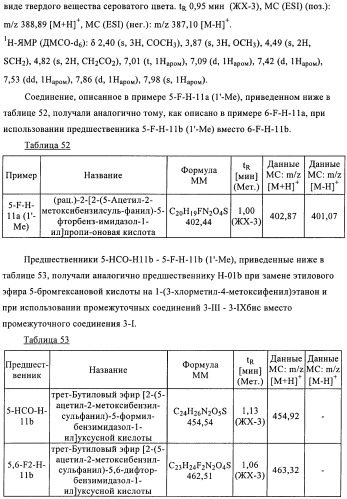 Производные 2-сульфанилбензимидазол-1-илуксусной кислоты в качестве антагонистов crth2 (патент 2409569)