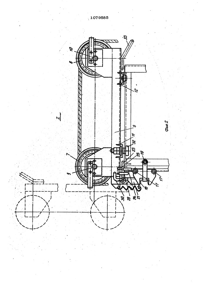 Головка секционной мачты подъемника (патент 1079585)