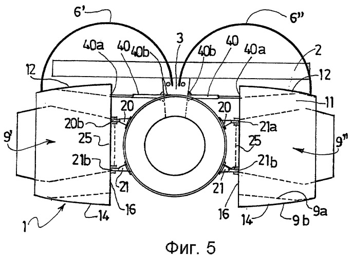 Гондола турбореактивного двигателя с боковым раскрытием створок (патент 2423291)