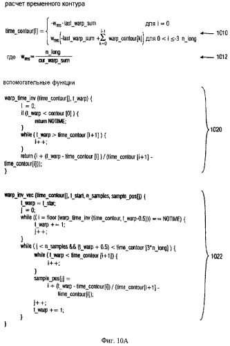 Вычислитель контура временной деформации, кодера аудиосигнала, кодированное представление аудиосигнала, способы и программное обеспечение (патент 2486484)