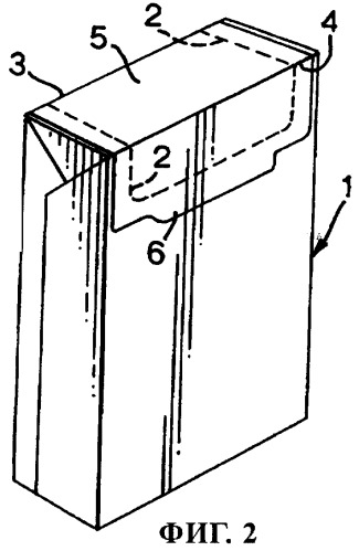 Упаковка для курительных изделий (патент 2255634)