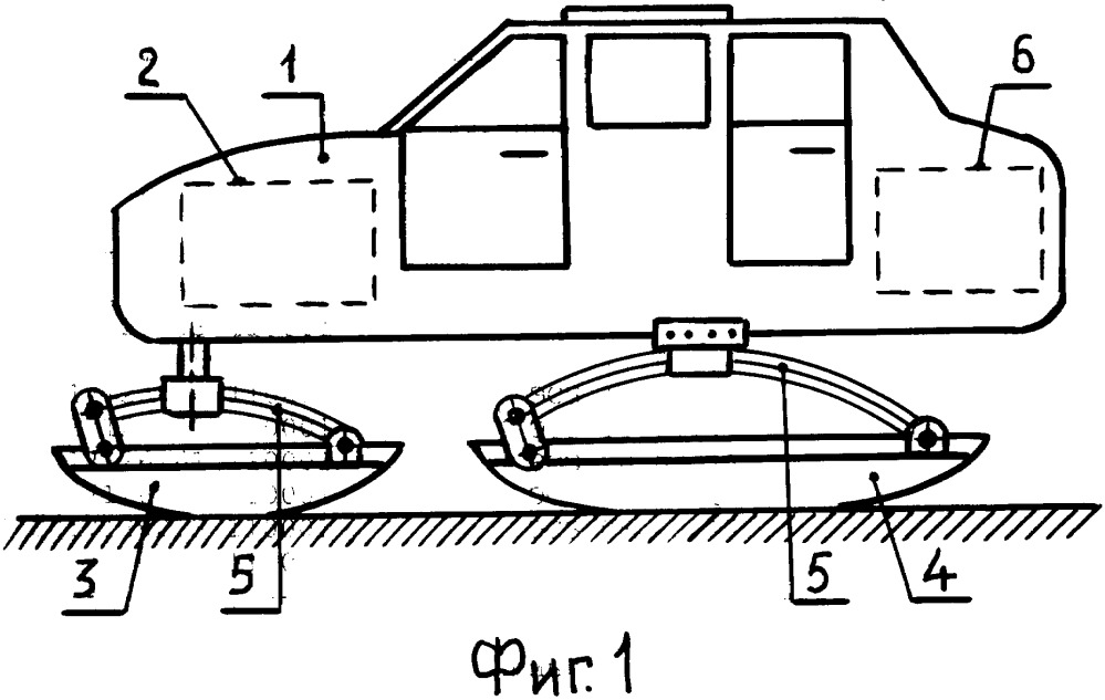 Снегоход (патент 2660100)