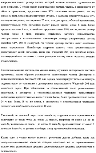 Грунтовочные композиции для адгезивных связывающих систем и покрытий (патент 2482148)