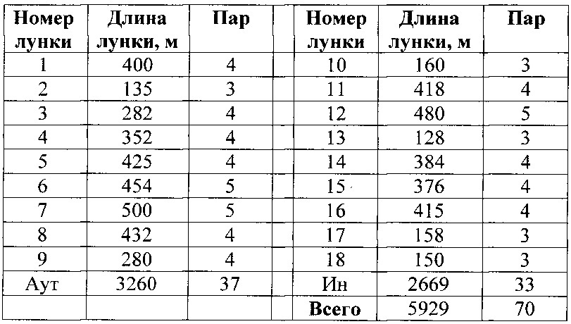 Поле для гольфа "калейдоскоп" (патент 2621378)