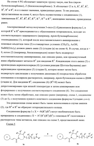 Производные диазепана в качестве модуляторов хемокиновых рецепторов (патент 2439065)