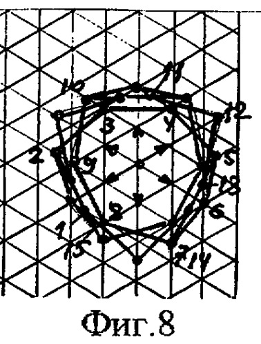 Трехфазная двухслойная электромашинная обмотка в z=98&#183;c пазах при 2p=22&#183;c и 2p=26&#183;c полюсах (патент 2328804)