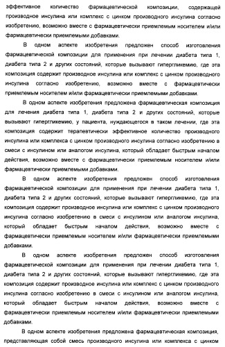 Производное инсулина (патент 2451029)
