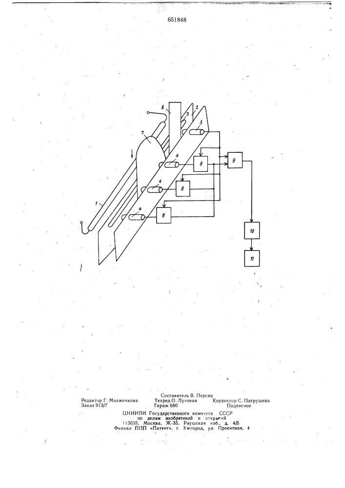 Устройство для фотометрической сортировки слюды (патент 651848)