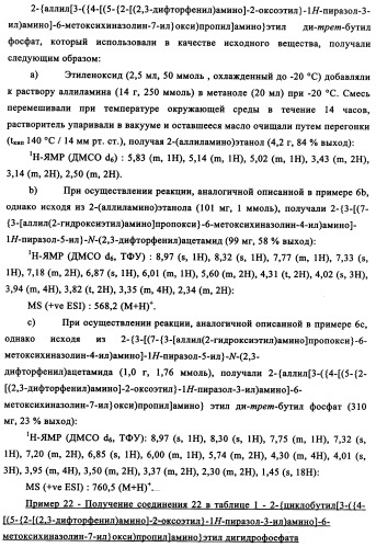 Производные фосфонооксихиназолина и их фармацевтическое применение (патент 2357971)