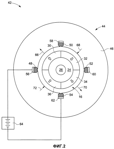 Система и способ для намагничивания роторов типа постоянных магнитов в электрических машинах (патент 2412516)