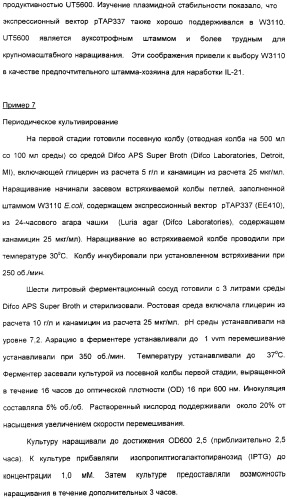 Продуцирование il-21 в прокариотических клетках-хозяевах (патент 2354703)