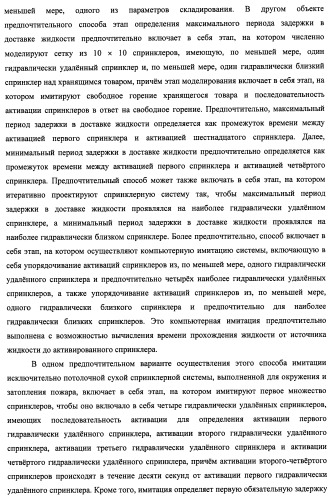 Потолочные сухие спринклерные системы и способы пожаротушения в складских помещениях (патент 2430762)