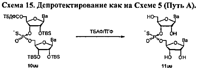 Способ синтеза модифицированных по атому фосфора нуклеиновых кислот (патент 2572826)