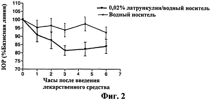 Фармацевтические препаративные формы латрункулина (патент 2434633)