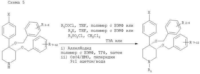 Замещенные пиперидины как новые ингибиторы mdm2-p53 (патент 2333201)