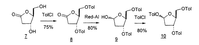Синтез  -l-2&#39;-дезоксинуклеозидов (патент 2361875)