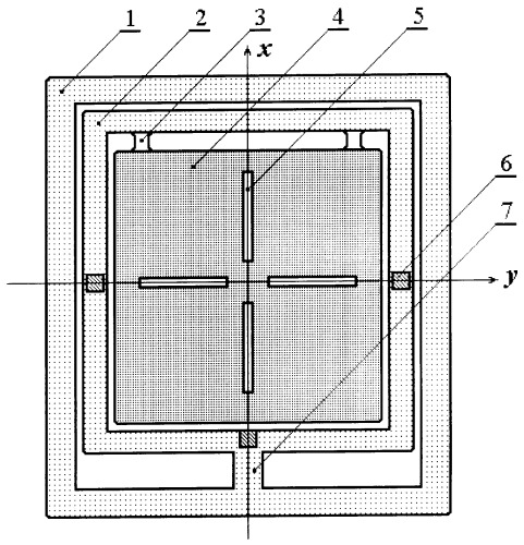 Чувствительный элемент интегрального акселерометра (патент 2246734)