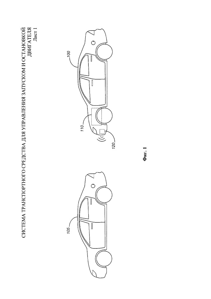 Система транспортного средства для управления запуском и остановкой двигателя (патент 2657239)