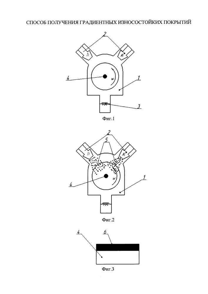 Способ получения износостойкого градиентного покрытия системы ti-al на стальной детали в вакууме (патент 2662516)