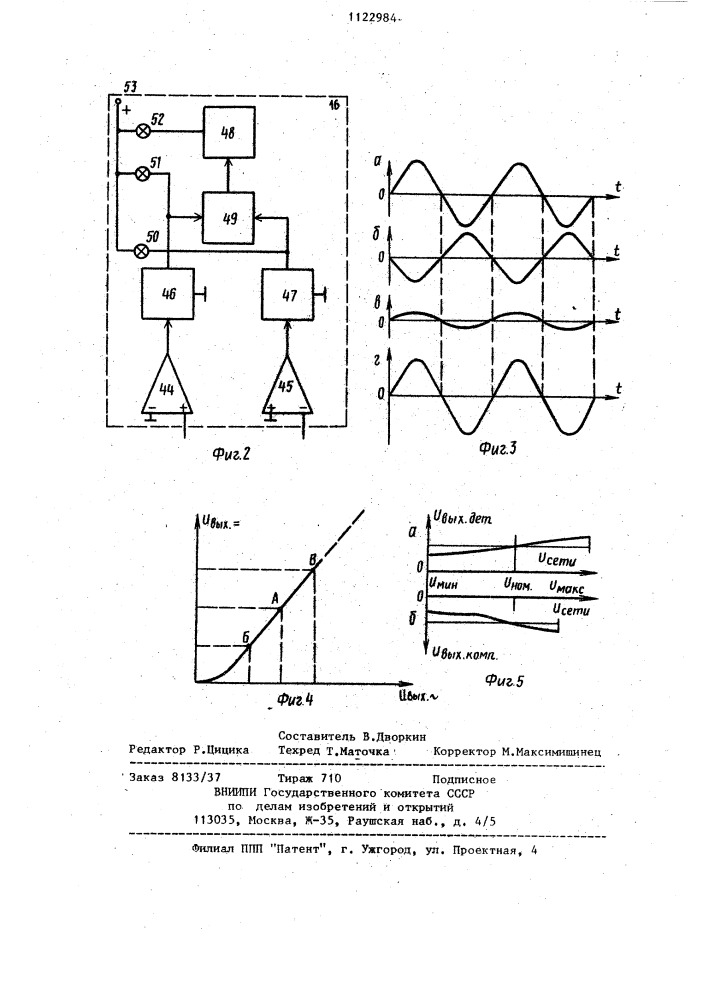 Устройство для контроля электрических параметров трансформаторов (патент 1122984)