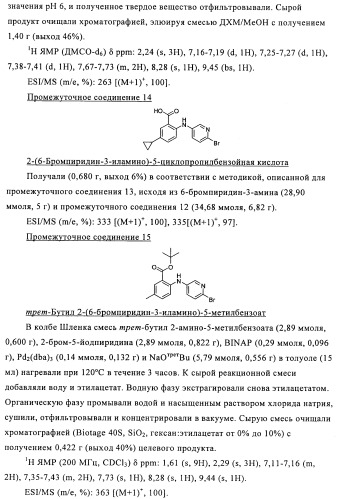 Производные азабифениламинобензойной кислоты в качестве ингибиторов dhodh (патент 2481334)