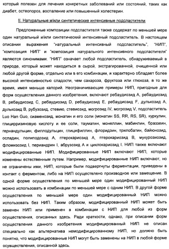 Композиция интенсивного подсластителя с антиоксидантом и подслащенные ею композиции (патент 2424734)