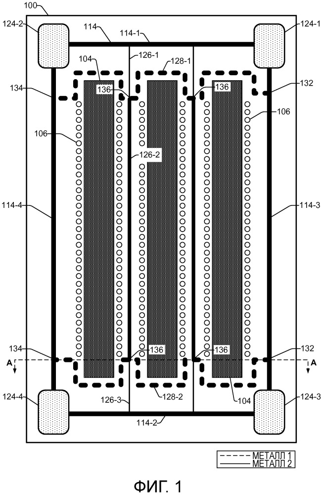 Альтернативные линии заземления для заземления между отверстиями (патент 2652527)