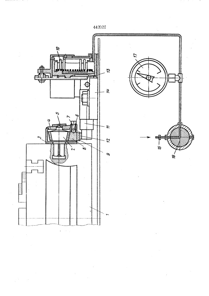 Устройство для управления кулачками токарного патрона (патент 442021)