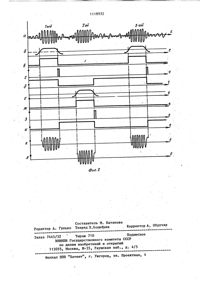 Радиоимпульсный фазометр (патент 1118932)