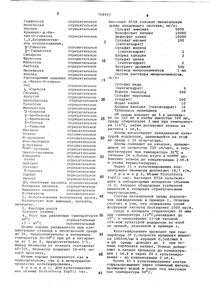 Способ культивирования водорослей (патент 708997)