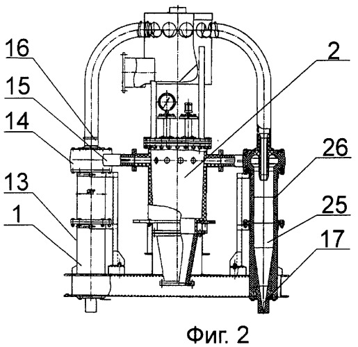 Технологический комплекс системы разделения суспензий руд (патент 2465056)