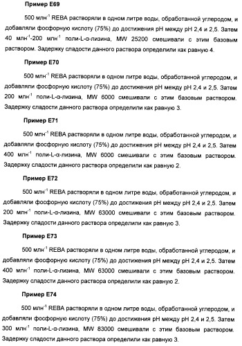 Композиции натурального интенсивного подсластителя с улучшенным временным параметром и(или) корригирующим параметром, способы их приготовления и их применения (патент 2459434)