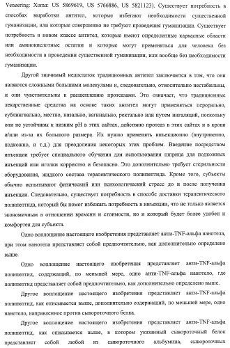 Улучшенные нанотела против фактора некроза опухоли-альфа (патент 2464276)