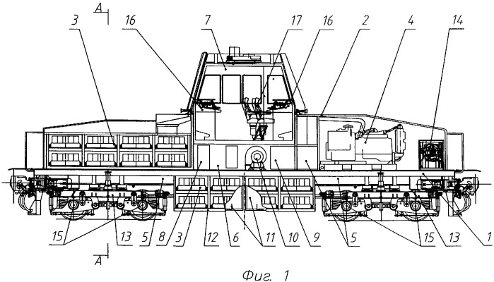 Маневровый локомотив (патент 2344954)