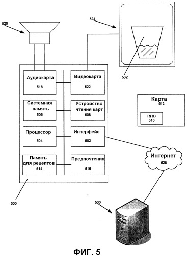 Устройство дозирования напитков с обратной связью в виде аудио-и видеоинформации (патент 2523242)