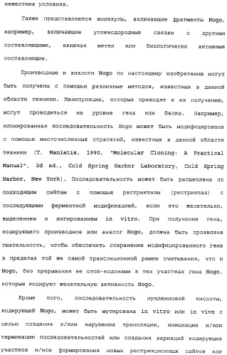 Поликлональное антитело против nogo, фармацевтическая композиция и применение антитела для изготовления лекарственного средства (патент 2432364)