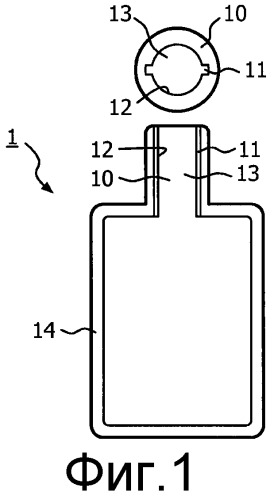 Контейнер для хранения жидкости, содержащий приспособление для выхода текучей среды (патент 2533717)