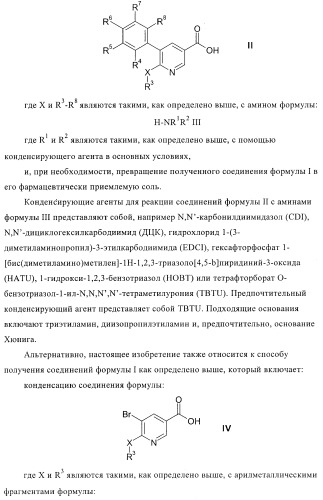 Производные пиридин-3-карбоксамида в качестве обратных агонистов св1 (патент 2404164)