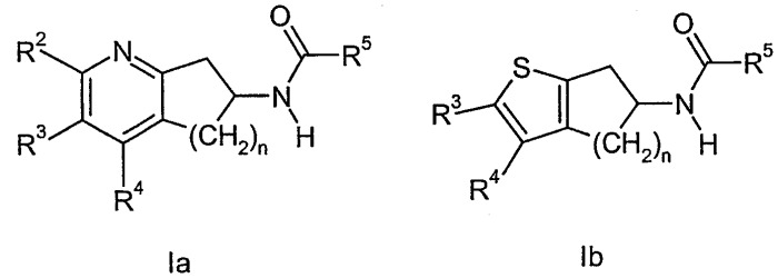 Ацилированные гетероарилконденсированные циклоалкениламины и их применение в качестве фармацевтических средств (патент 2338743)