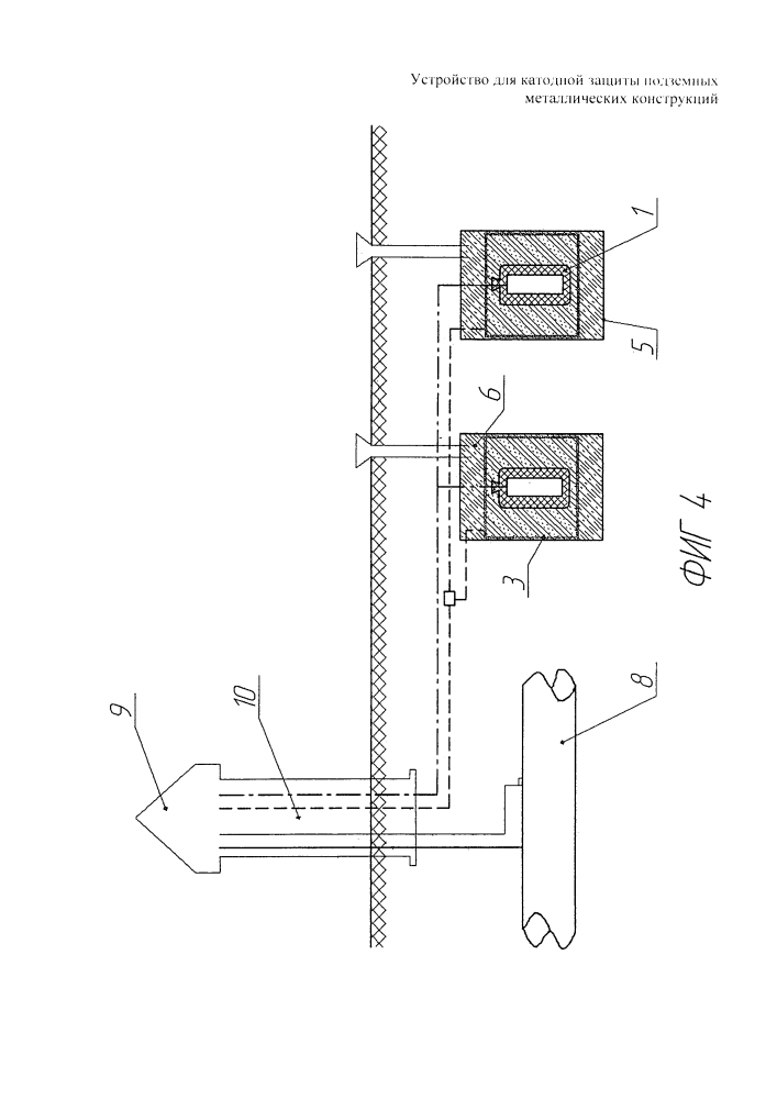 Устройство для катодной защиты подземных металлических конструкций (патент 2632056)