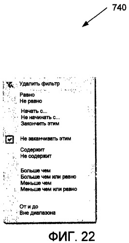 Фильтрующий интерфейс пользователя для сводной таблицы данных (патент 2433449)