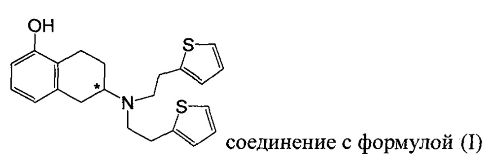 5,6,7,8-тетрагидро-6-[n,n-бис[(2-тиенил)этил]] амино-1-нафтол и способ его приготовления и использования (патент 2609807)