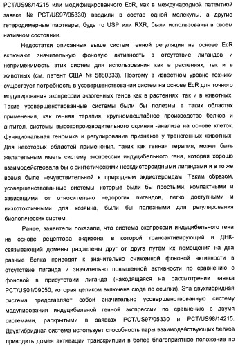 Мутантные рецепторы и их использование в системе экспрессии индуцибельного гена на основе ядерного рецептора (патент 2446212)