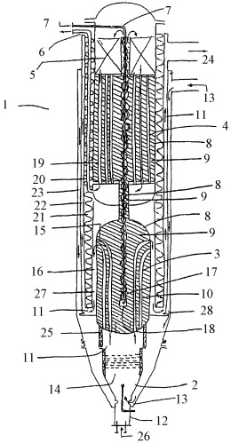 Компактный риформинг-реактор (патент 2411075)