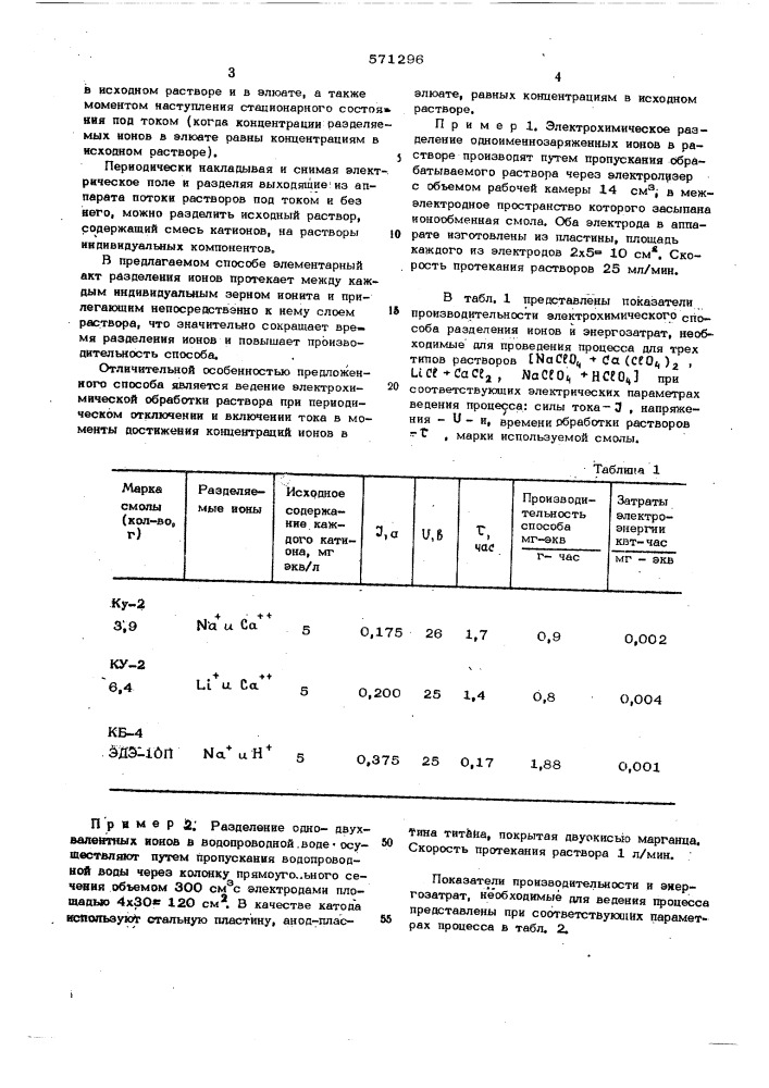 Способ разделения одноименно заряженных ионов (патент 571296)