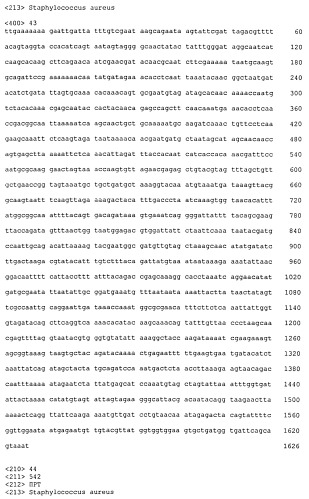 Иммуногенные композиции антигенов staphylococcus aureus (патент 2536981)