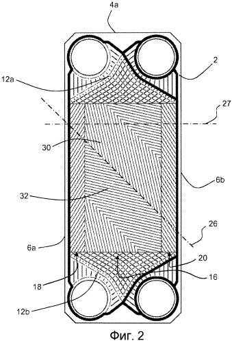 Пластина пластинчатого теплообменника и пластинчатый теплообменник (патент 2518712)