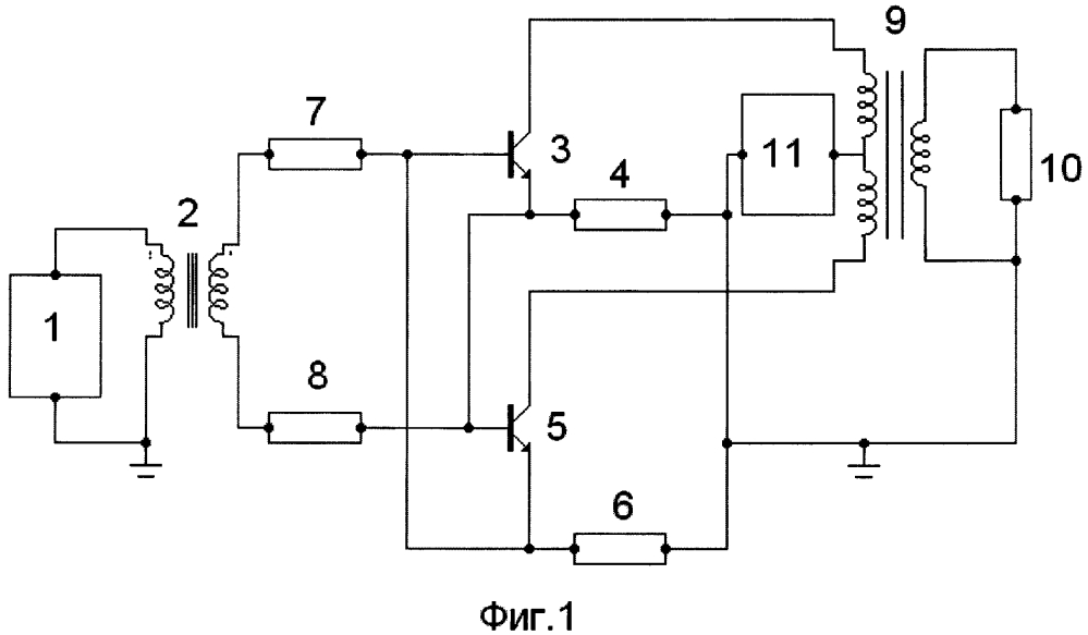 Двухтактный усилитель мощности (патент 2601182)